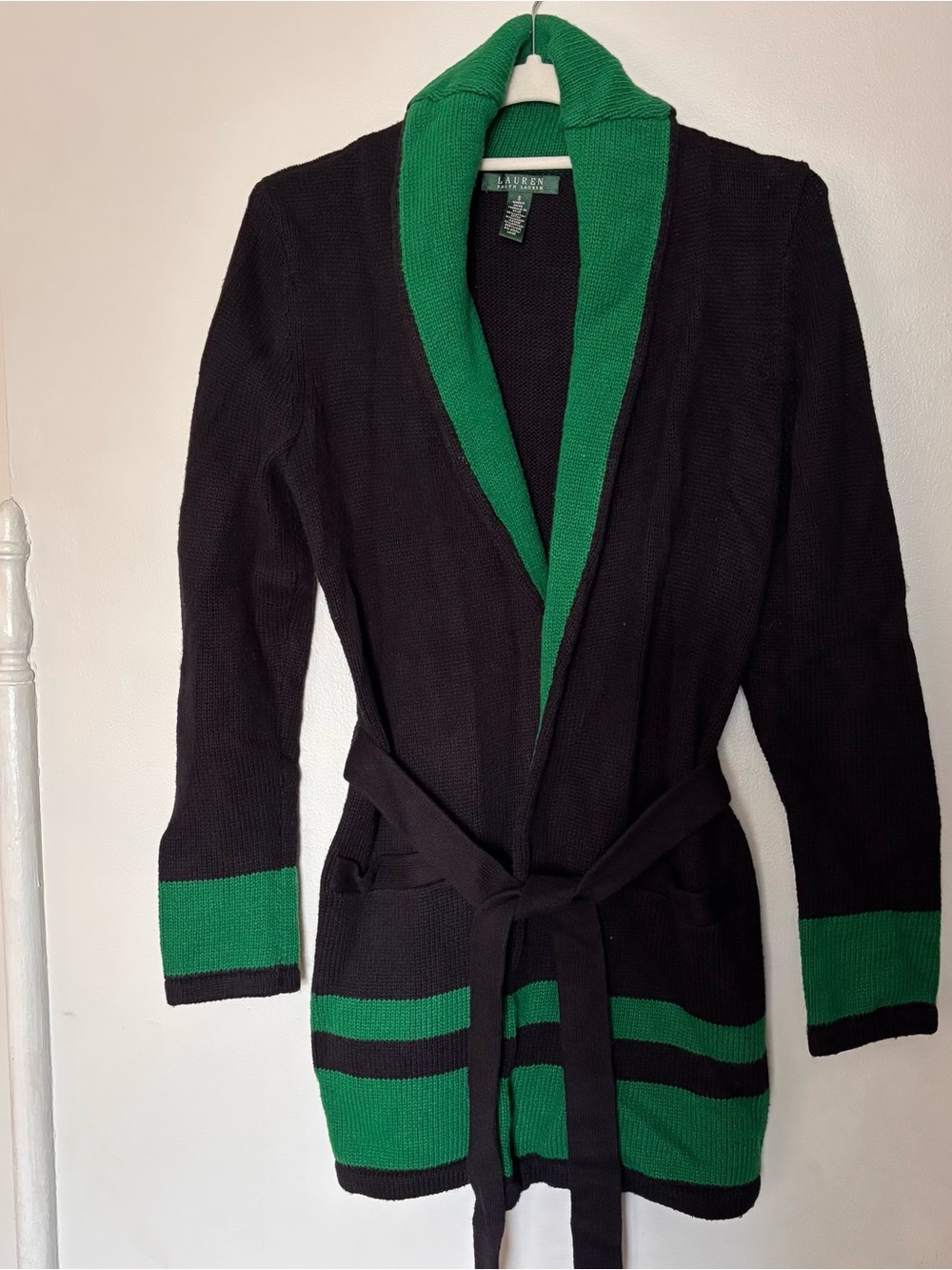 Ralph Lauren Belted Cardigan • Size Small